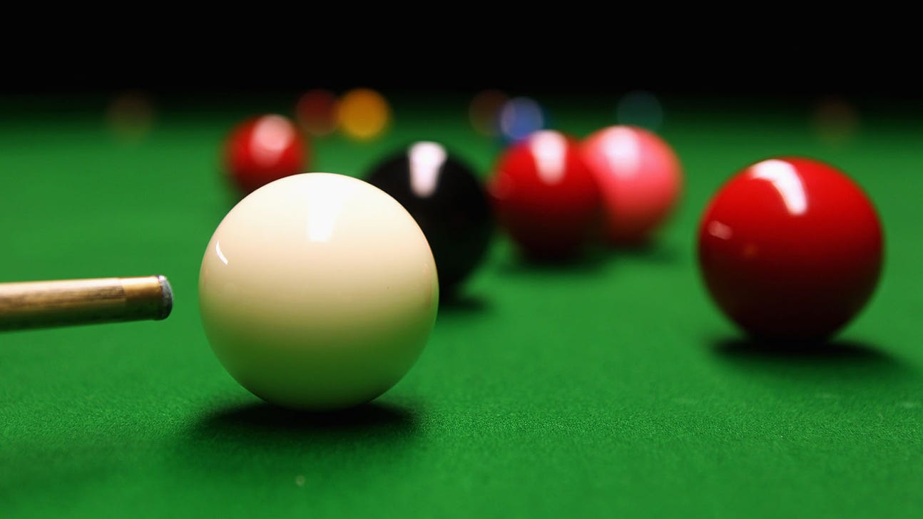 Watch NASCAR driver drain a slick pool trick shot