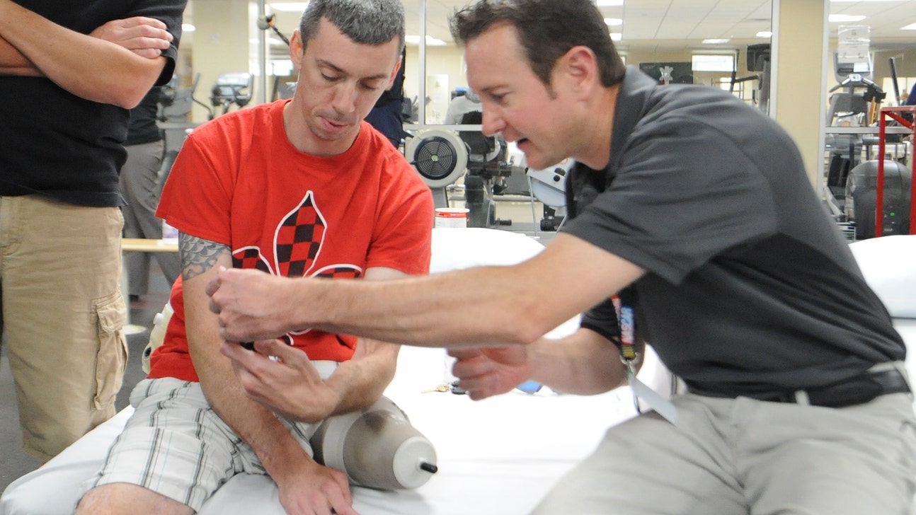 NASCAR Stars Visit Veterans At Walter Reed Army Medical Center