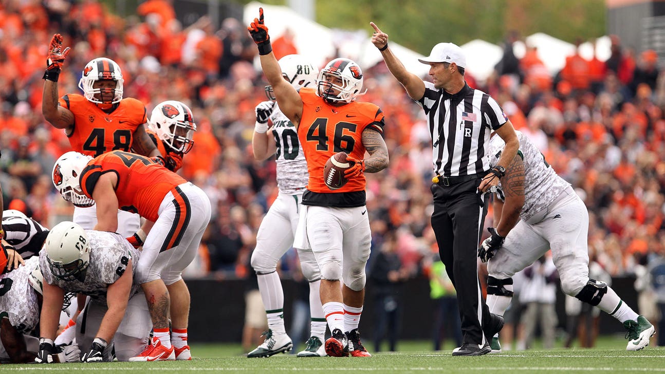 Oregon State linebacker Rommel Mageo transferring to Ole Miss