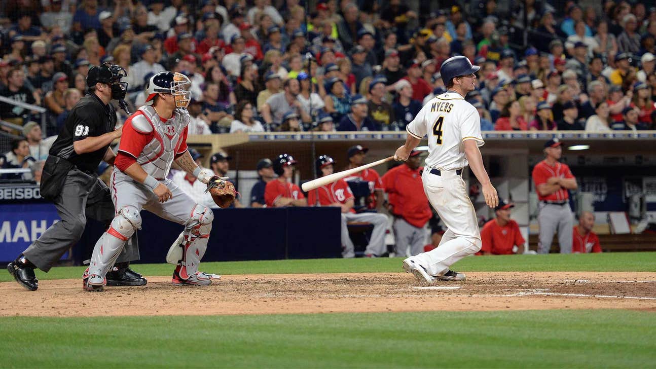 Padres look to even series in Sunday matinee with Nationals