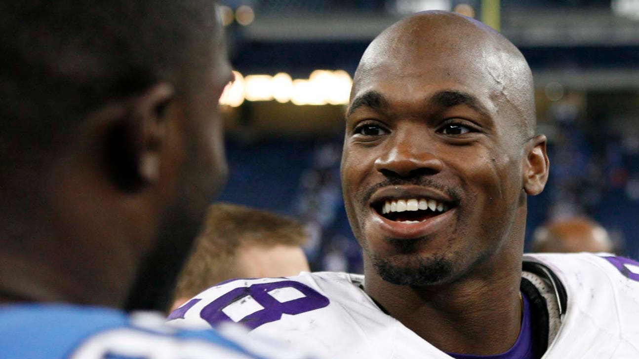 Vikings' Peterson in, Floyd out against Bears