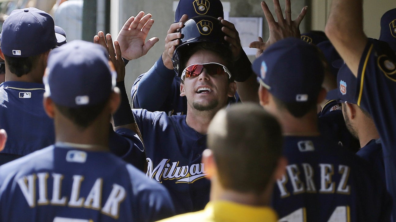 Brewers' Gennett homers twice in loss to Indians