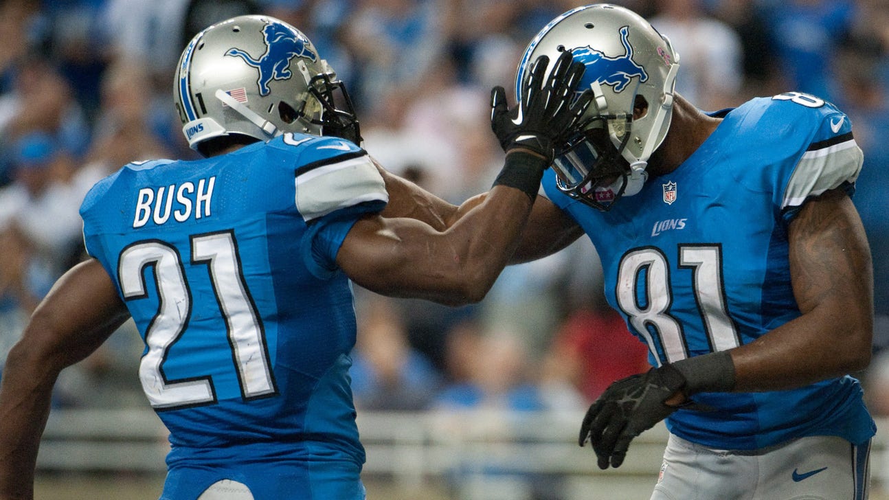 Johnson, Bush out Sunday against Falcons