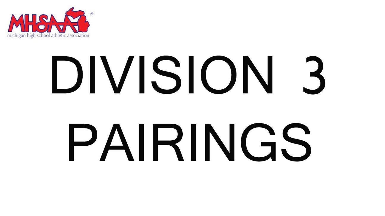 MHSAA Football Playoffs Division 3 pairings