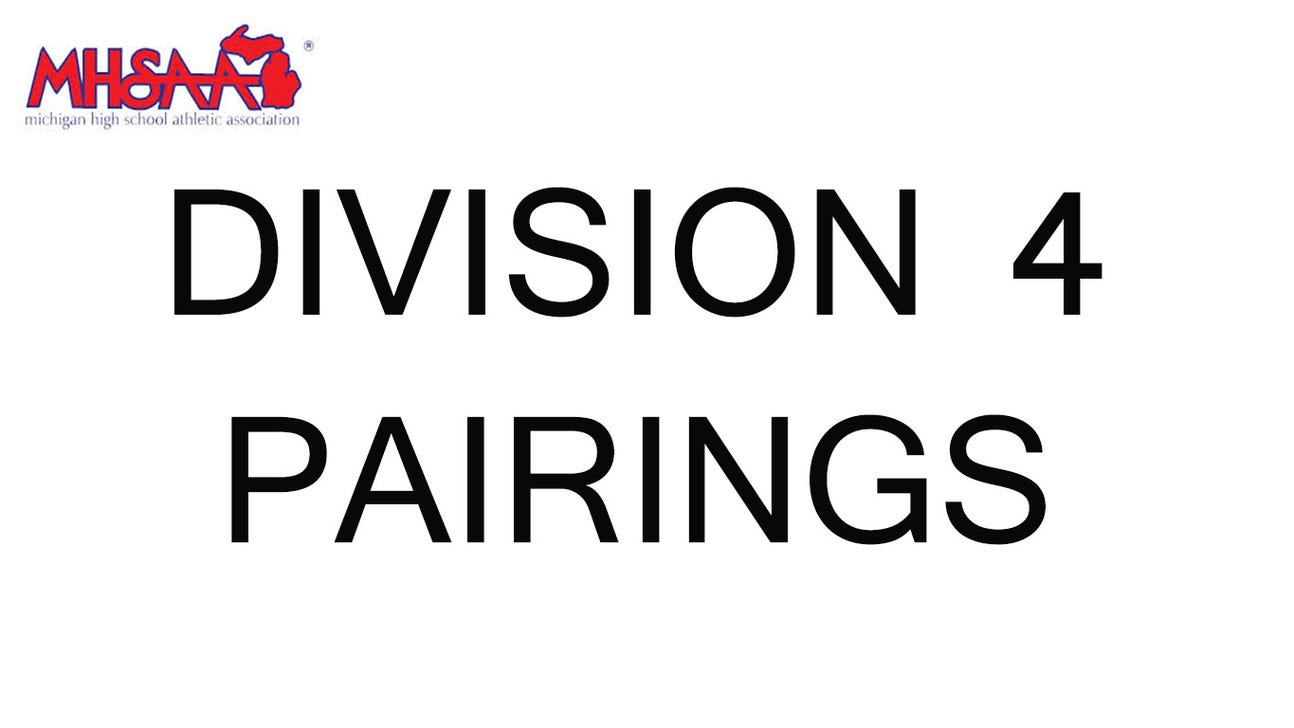 MHSAA Football Playoffs Division 4 pairings