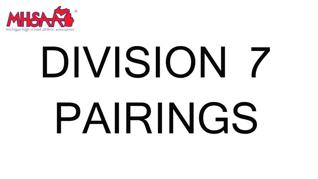 MHSAA Football Playoffs Division 7 pairings