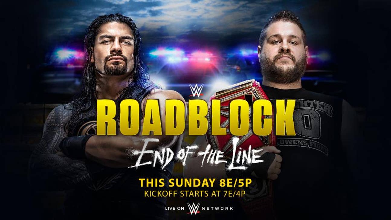 WWE Roadblock 2016: Full Match Card