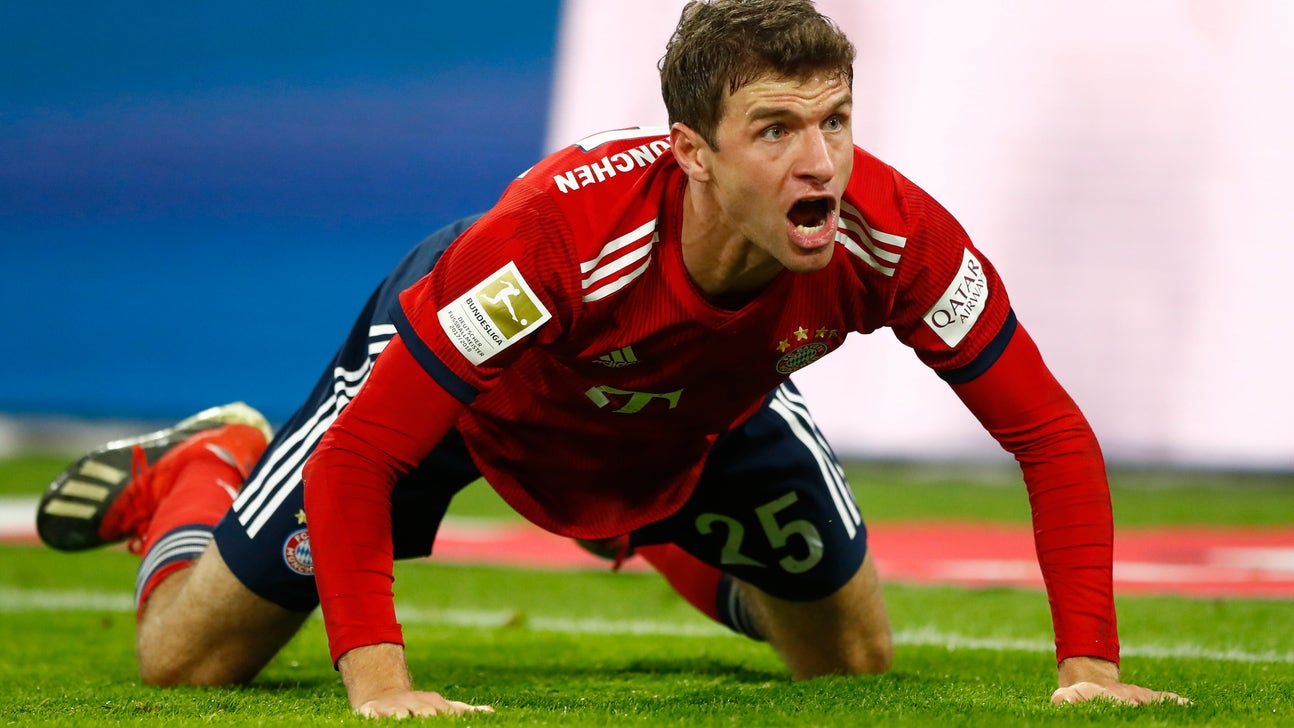 UEFA bans Bayern’s Mueller for both games against Liverpool