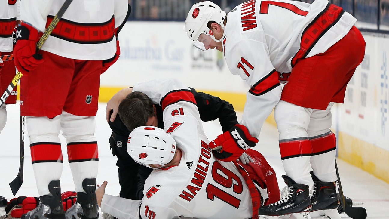 Hurricanes D-man Hamilton out indefinitely with broken leg