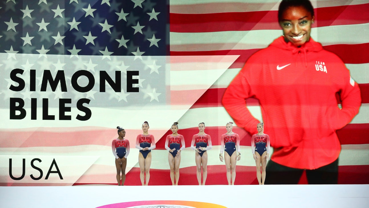 Biles sets record as US wins world gymnastics team gold