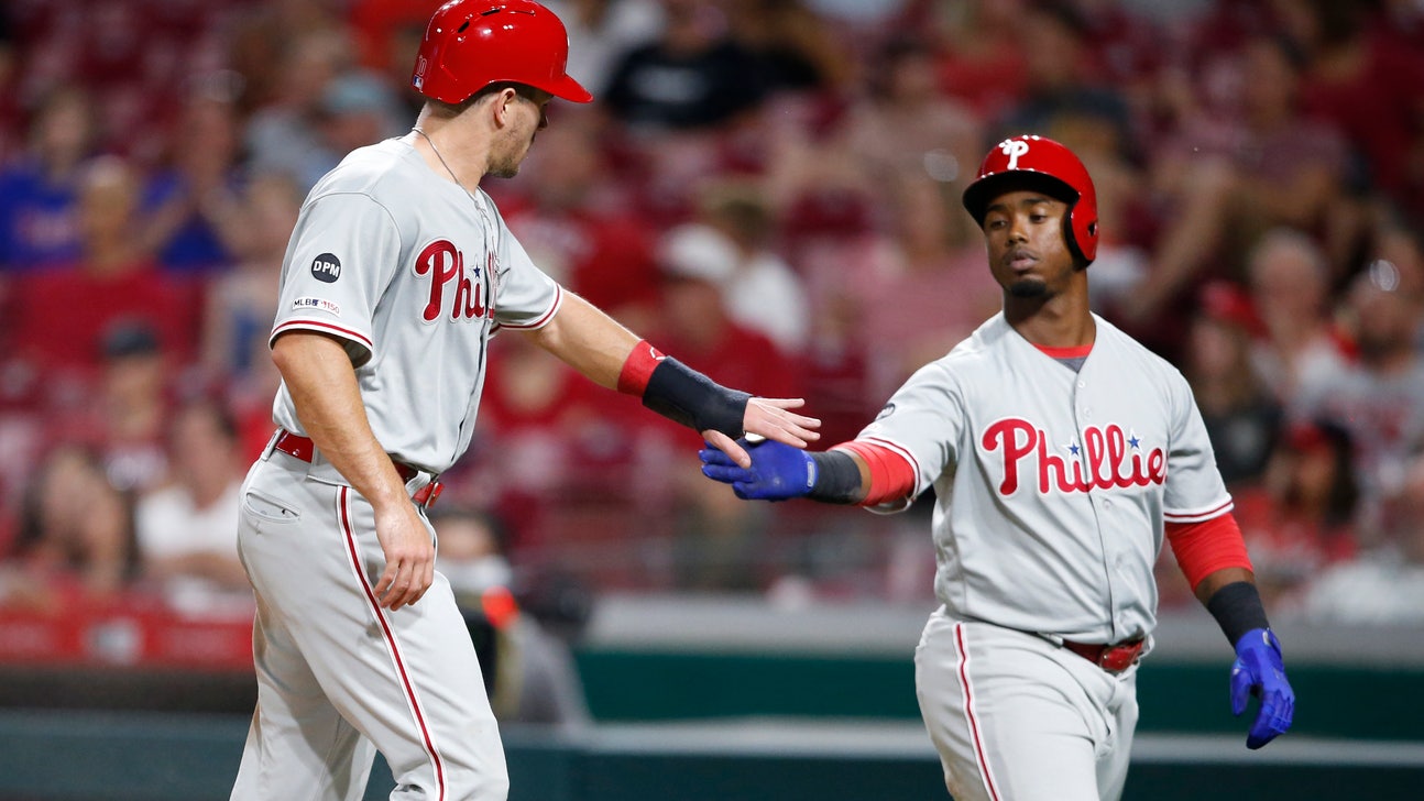 Bryce Harper drives in 100th run, Phillies beat Reds 6-2