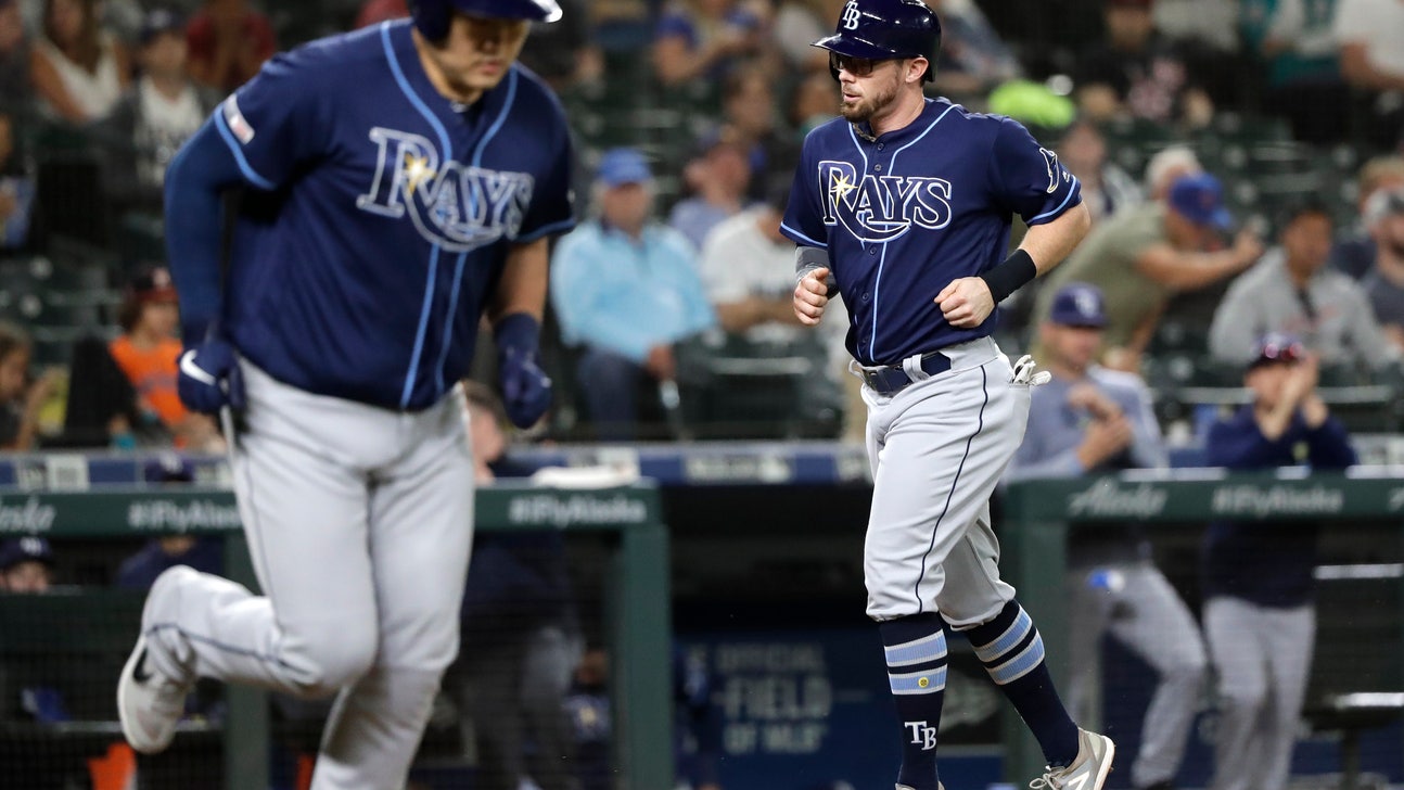 Rays take lead on walk in 9th, beat Mariners 5-3