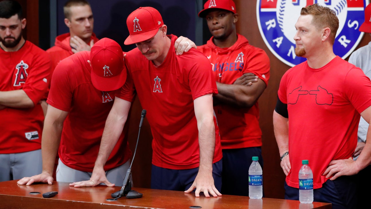 Angels-Rangers DH set for makeup of game when Skaggs died