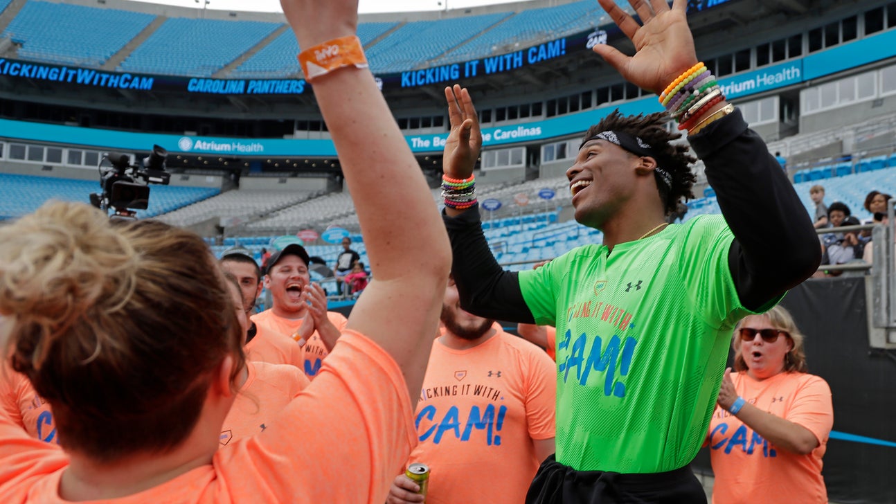 Panthers QBs: Grier starts throwing, Newton still waiting