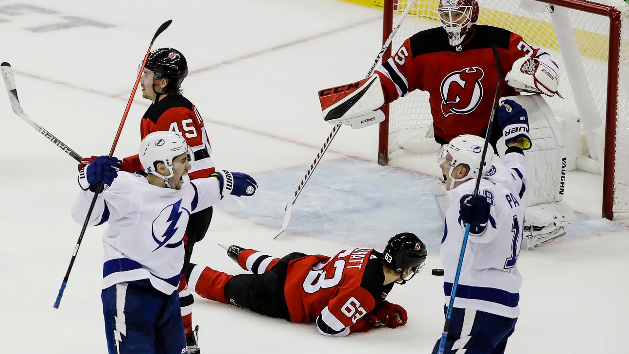 Johnson lifts Lightning past Devils 7-6