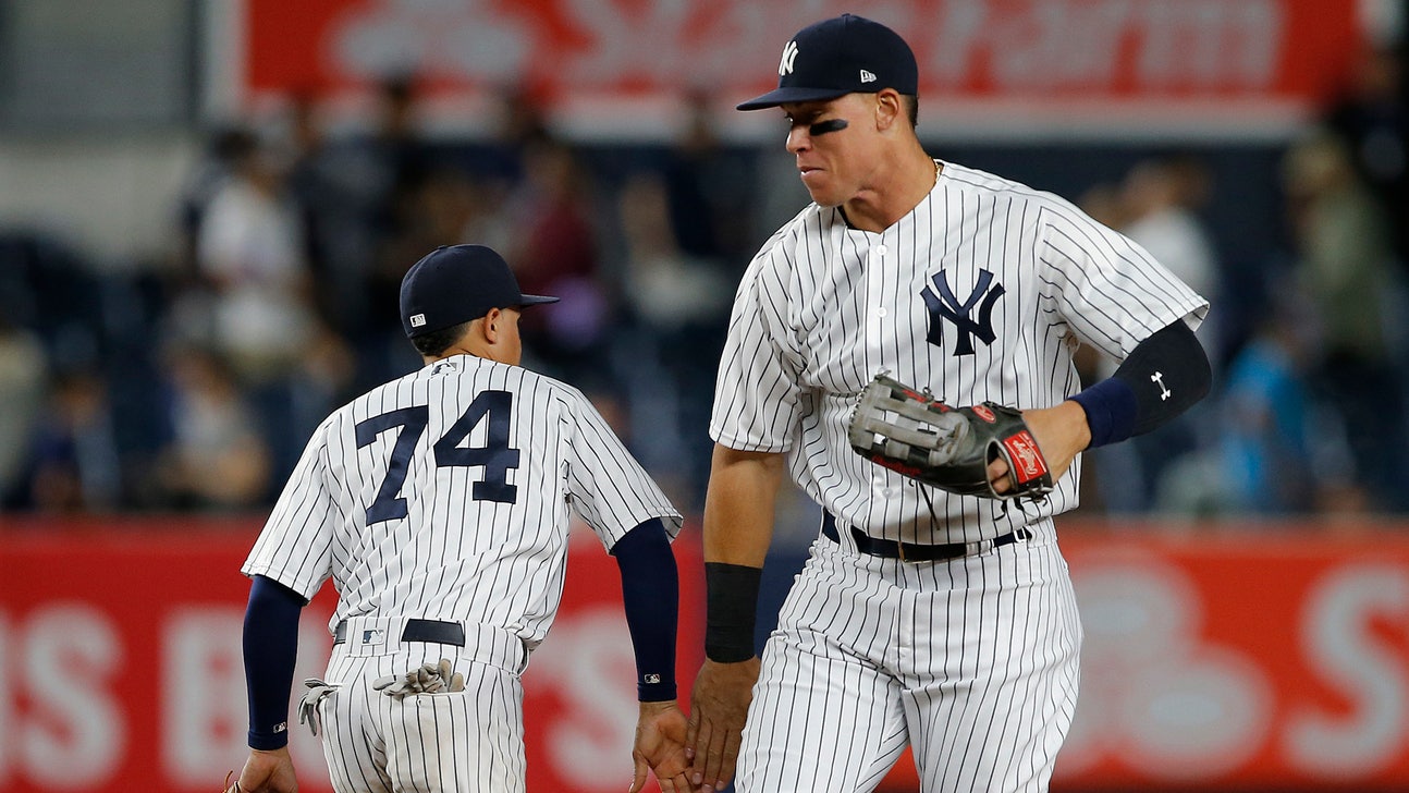 Aaron Judge and Ronald Torreyes swapped jerseys, with predictably absurd results