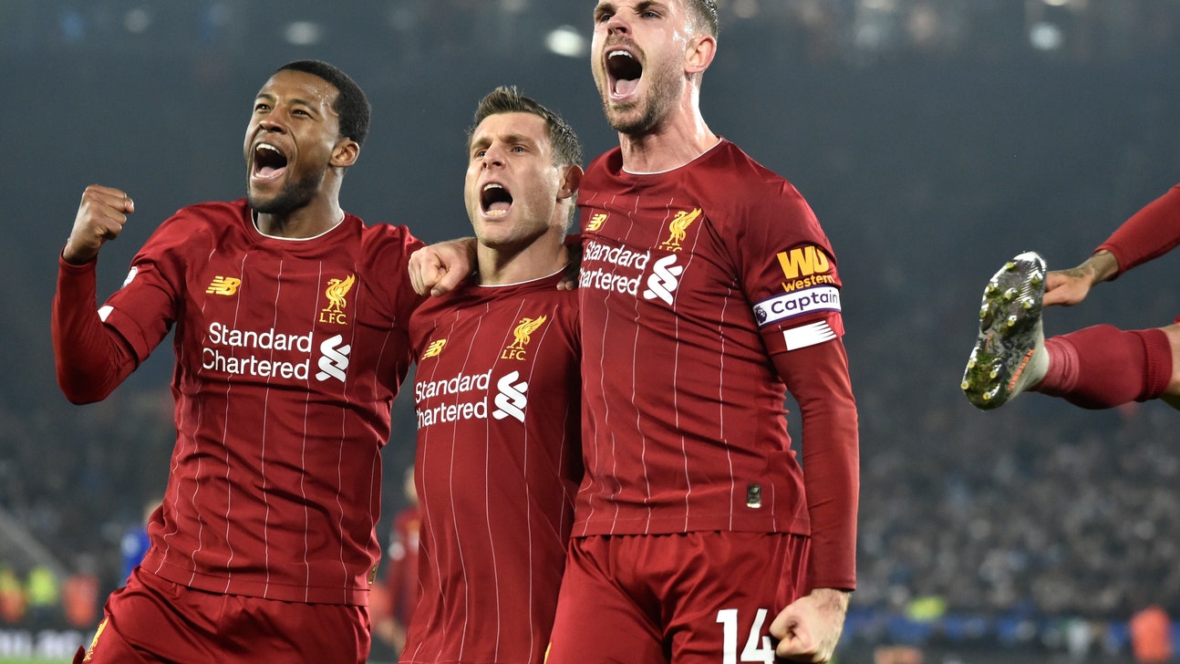 Liverpool goes 13 points clear of Leicester with 4-0 win