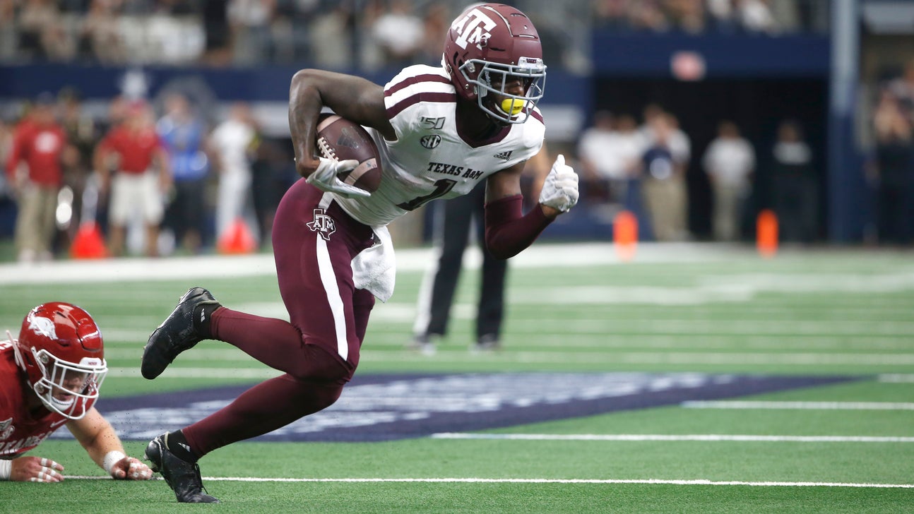 Mond-Davis twice for No. 23 Texas A&M to beat Arkansas 31-27