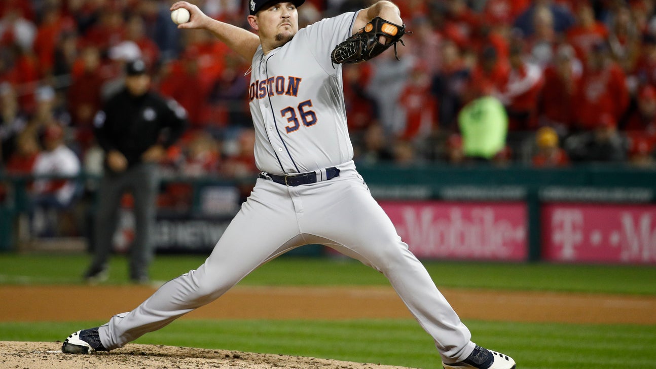 Former Astro Will Harris joins Nats after losing Game 7