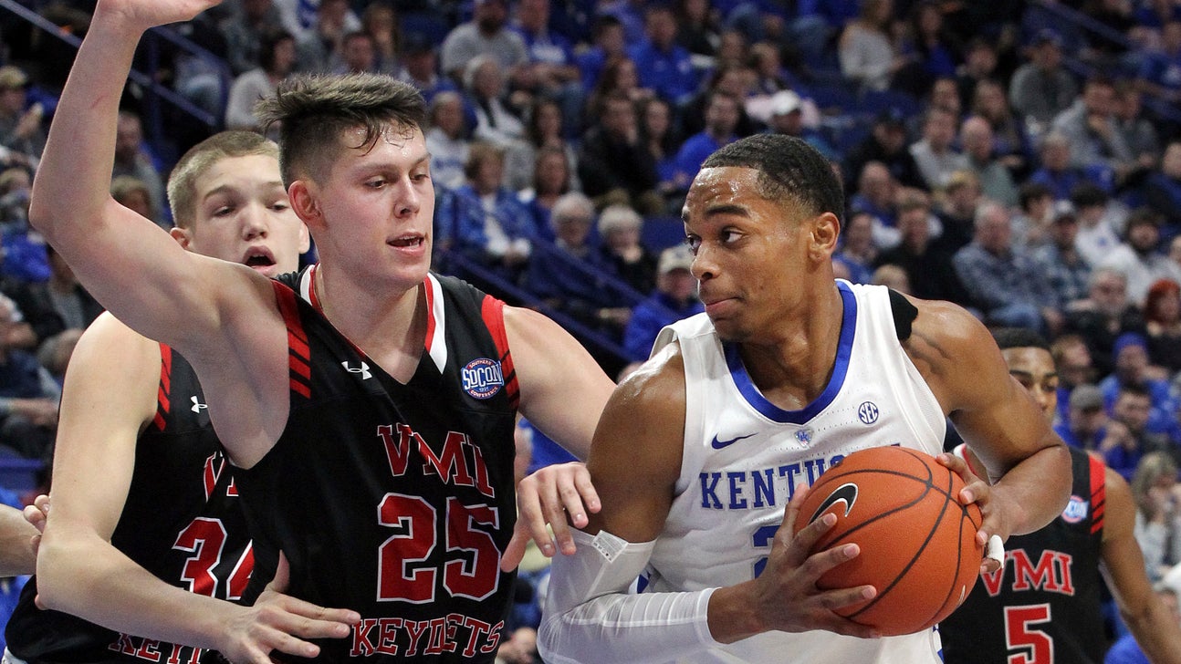 No. 10 Kentucky survives persistent VMI 92-82
