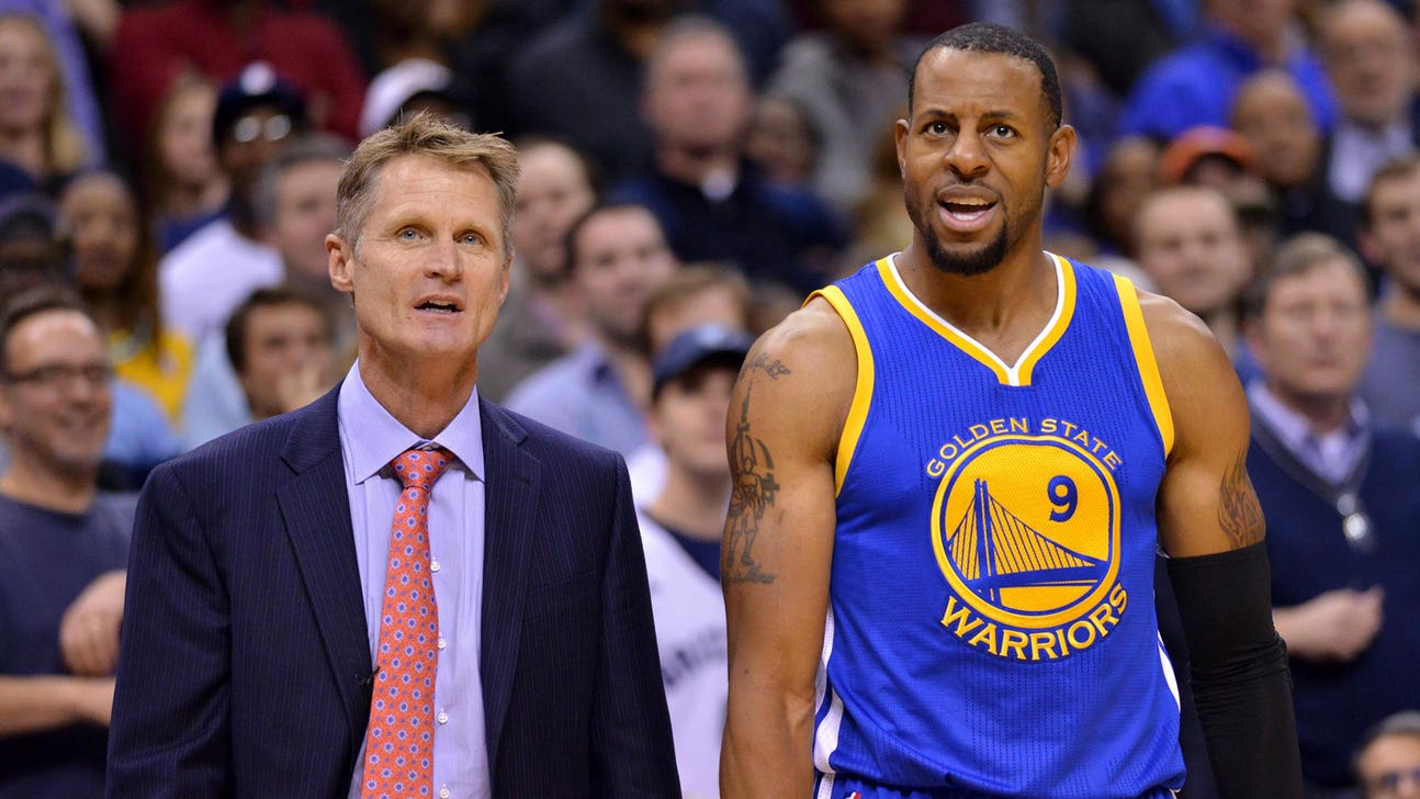 Andre Iguodala fined for 'master' comments, says he and Kerr 'are in a great place'
