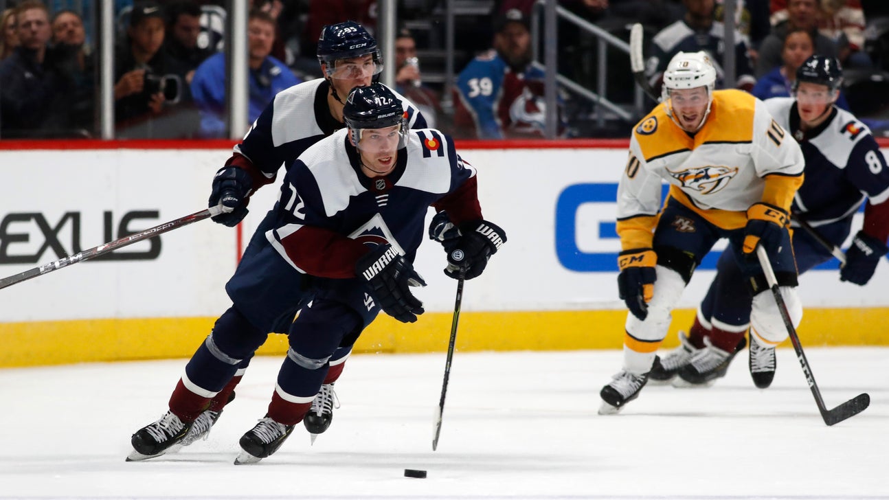 Donskoi scores 3 goals as Avalanche beat Predators 9-4