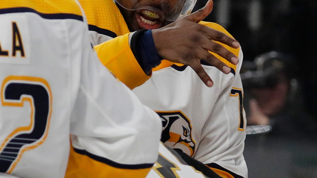 Predators' Subban says Golden Knights' Bellemare bit finger