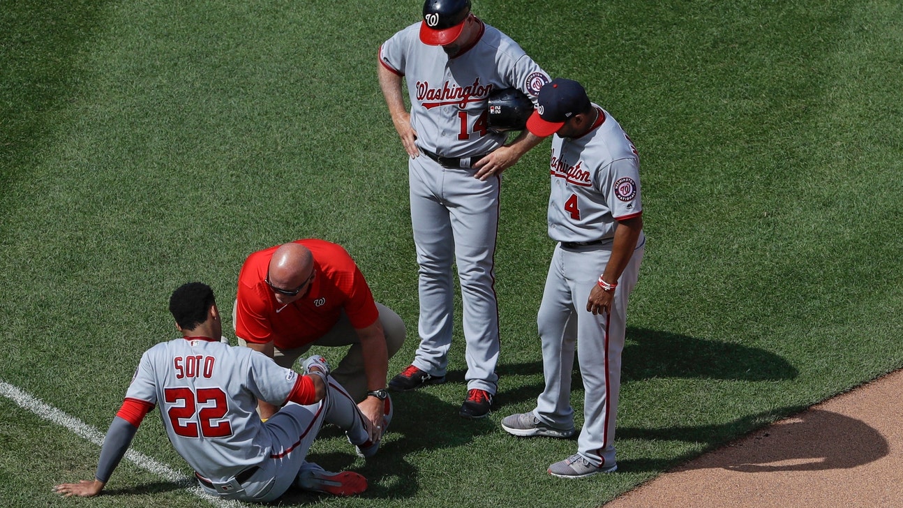 LEADING OFF: Nats' Soto on mend, Rays' Snell gets throwing