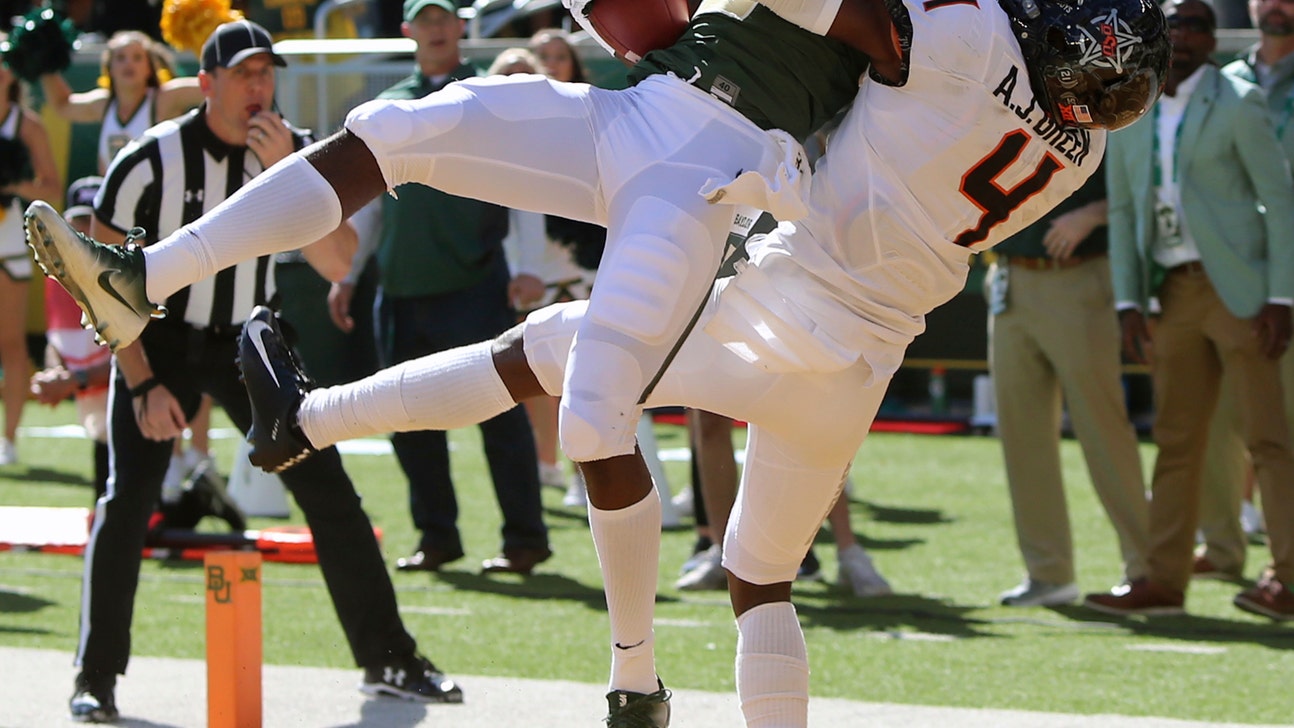 Brewer TD with 7 seconds left, Baylor 35-31 over Oklahoma St
