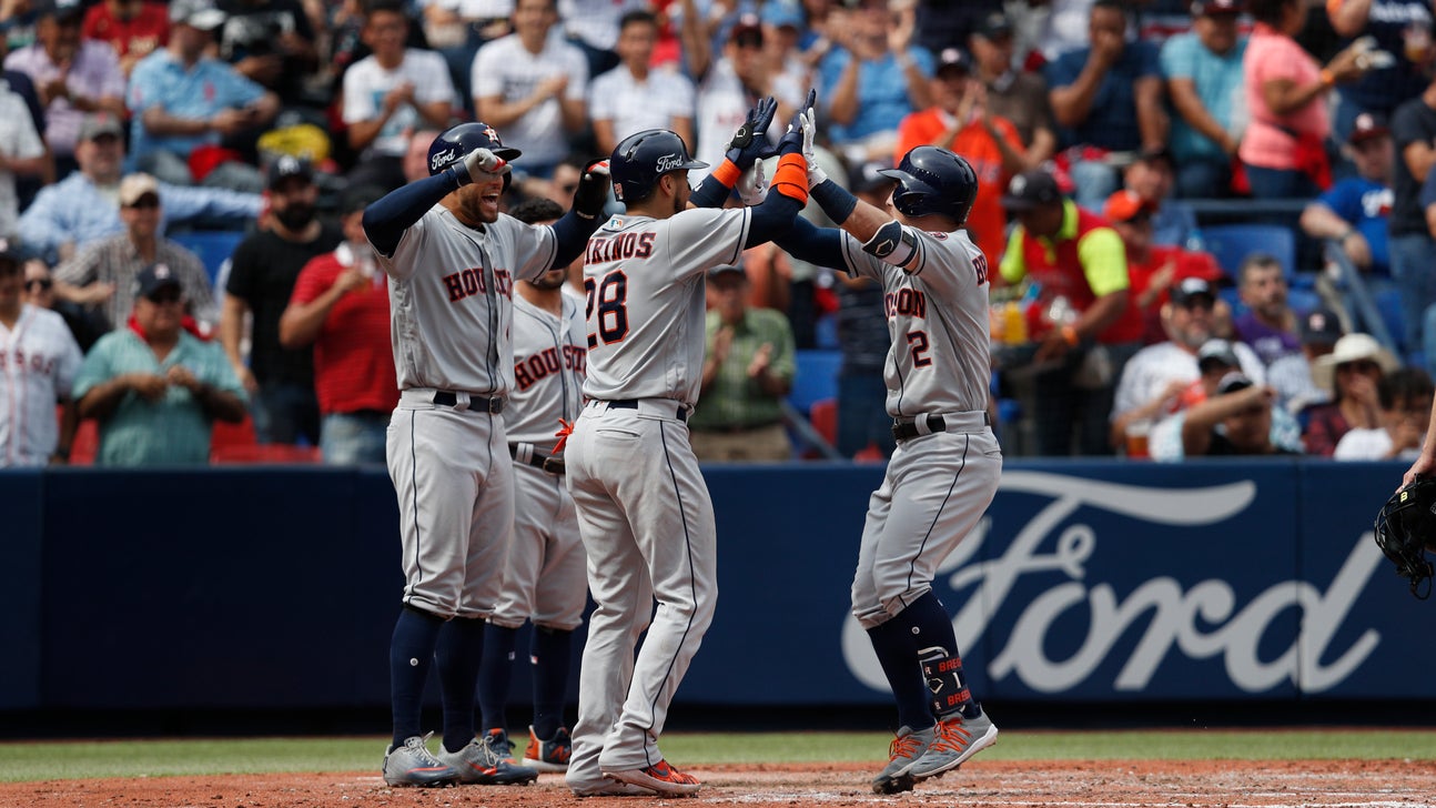 Bregman’s grand slam powers Astros past Angels in Mexico