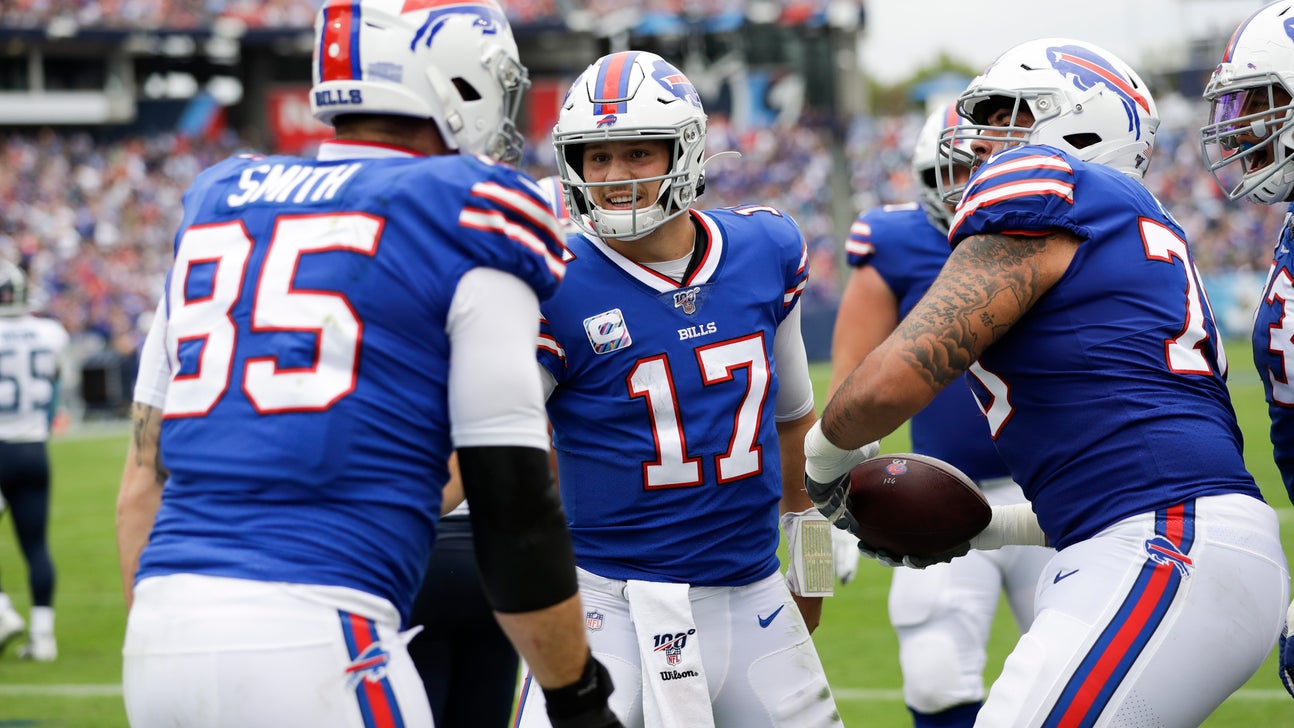 Josh Allen throws 2 TD passes as Bills smother Titans 14-7