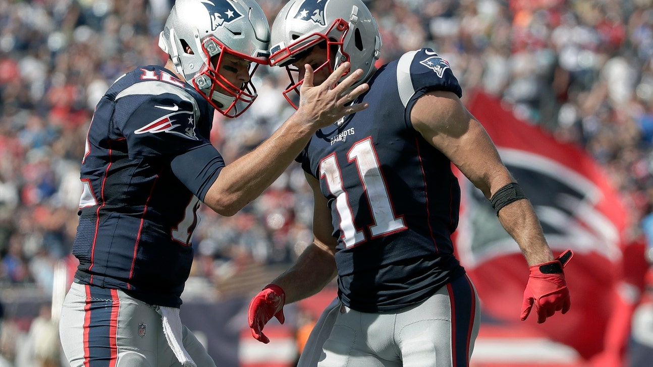 Patriots receiver Julian Edelman leaves with chest injury