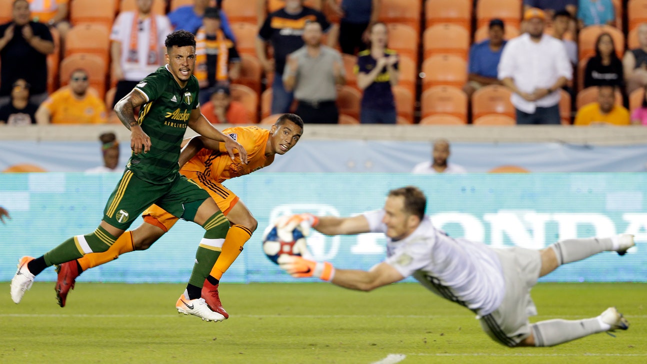 Brian Fernández scores, Portland, Houston tie 1-1