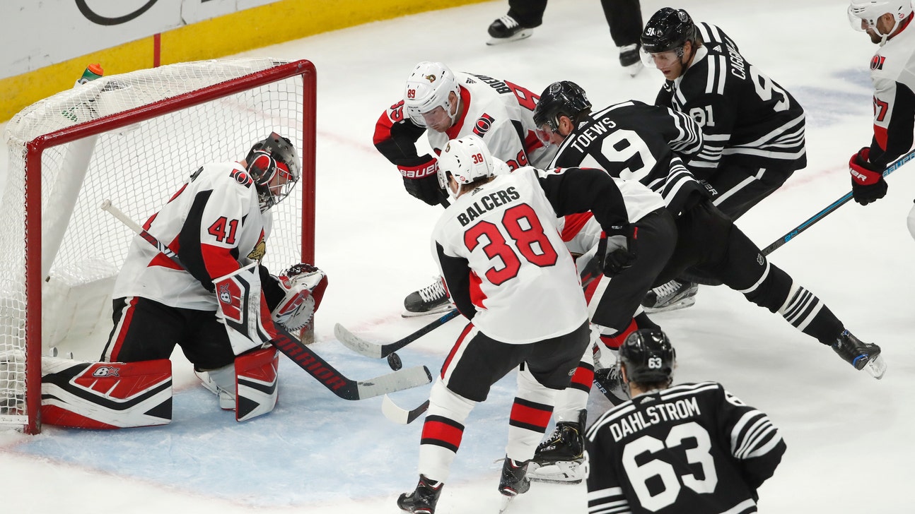 DeBrincat has 5 points, Blackhawks hold off Senators 8-7