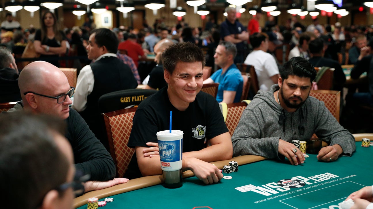 The Latest: 'Jeopardy!' champ loses poker world series debut