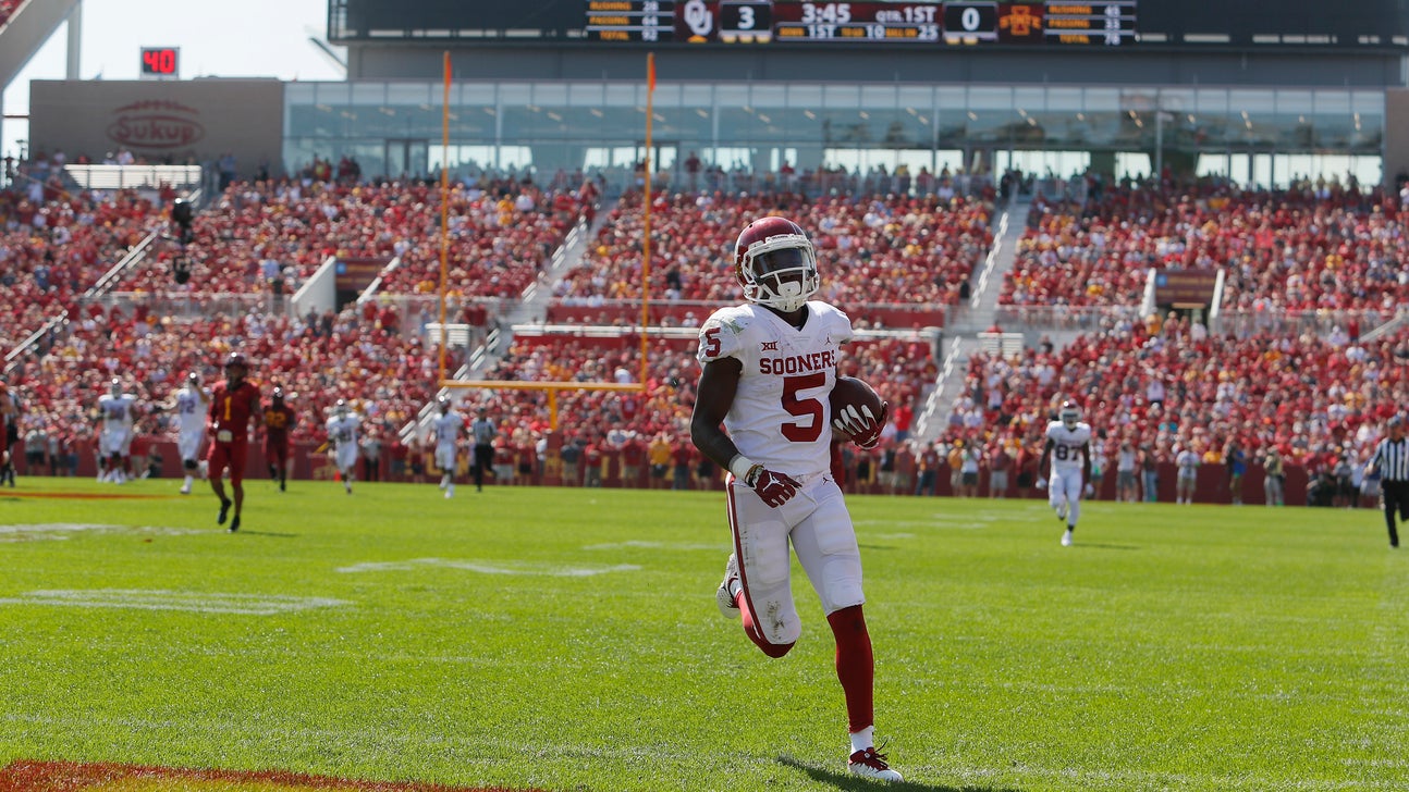 Murray and No. 5 Oklahoma hold off Iowa State 37-27