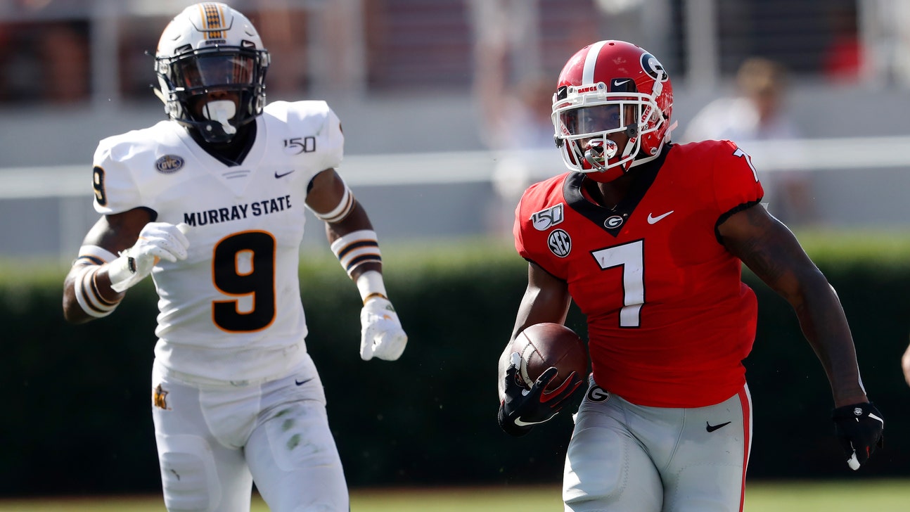 No. 3 Georgia romps to 63-17 victory over FCS Murray State