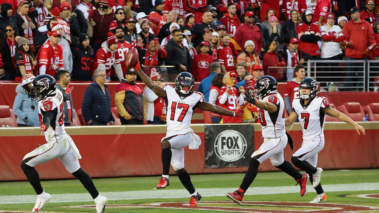 Quinn gets a respite in Falcons' upset win at San Francisco