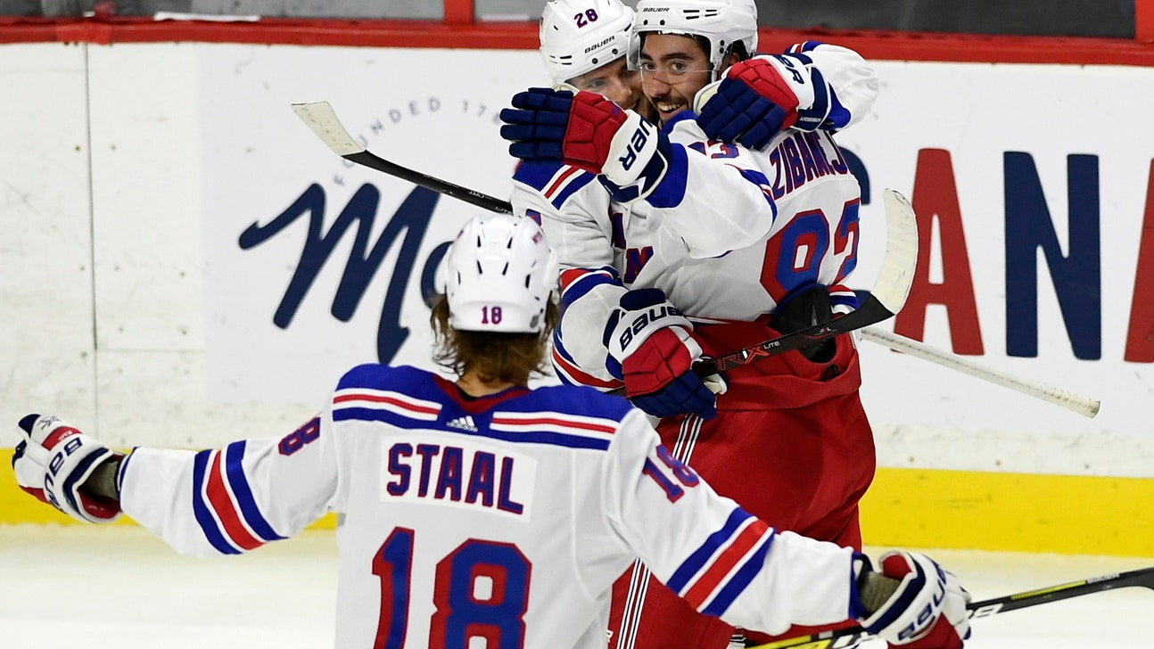 Zibanejad has hat trick in Rangers' 4-1 win over Senators