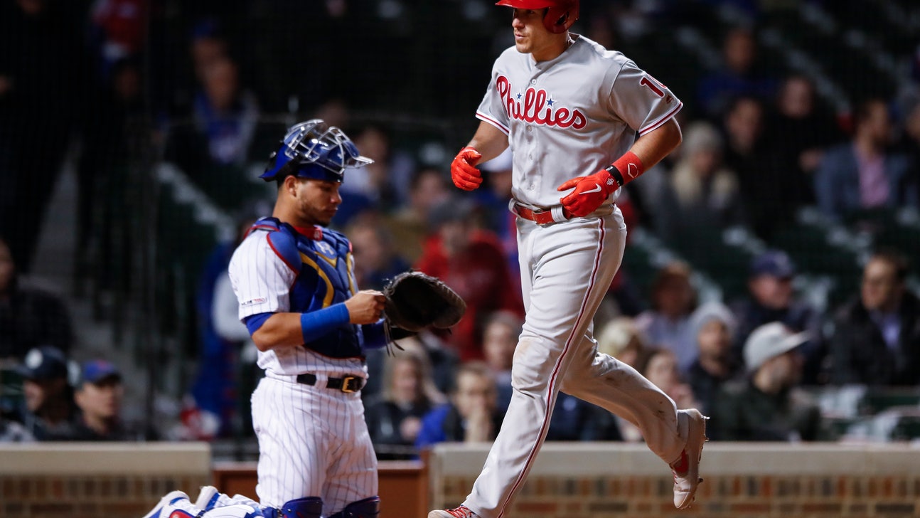 Realmuto homers in 10th, Phillies beat Cubs 5-4