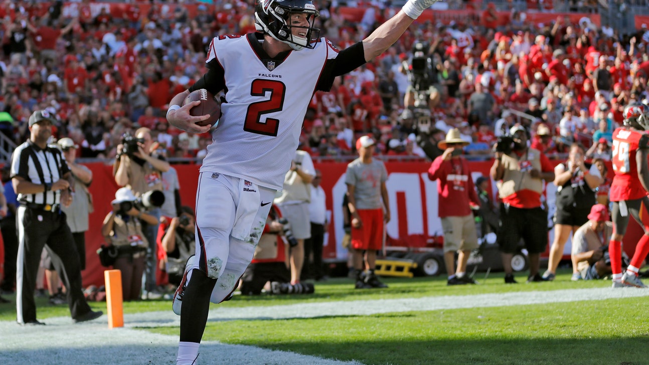 Ryan has TD catch, 2 TD passes; Falcons beat Bucs 34-32