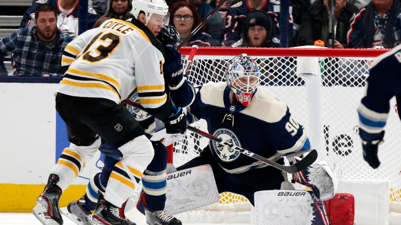 Merzlikins records 2nd shutout; Columbus beats Boston 3-0