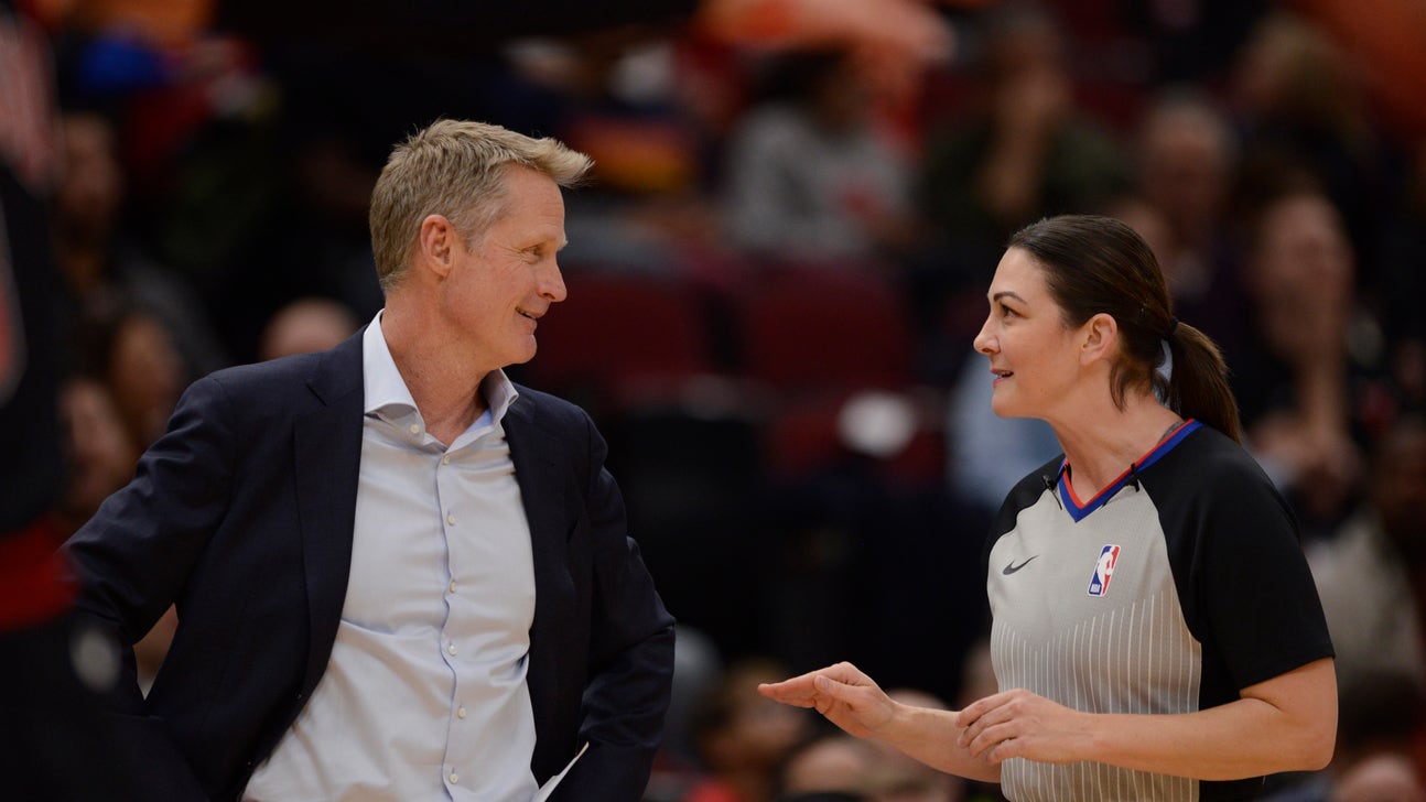 Holtkamp-Sterling becomes first mother to officiate in NBA