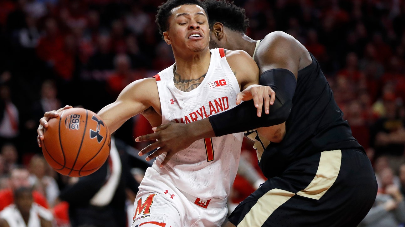 Smith scores 18 and No. 17 Maryland holds off Purdue 57-50