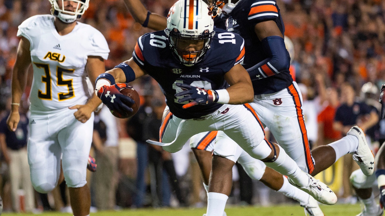 No. 7 Auburn routs Alabama State 63-9
