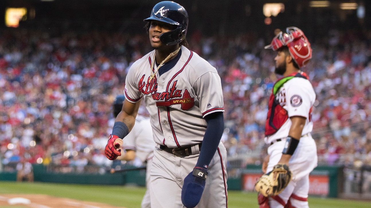 Acuña, Braves pound Nationals, clinch playoff spot