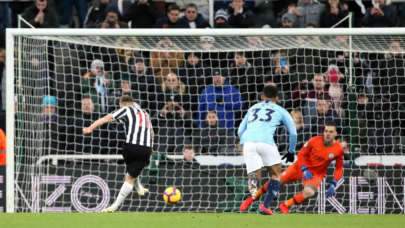 Man City's title hopes dented by 2-1 loss at Newcastle