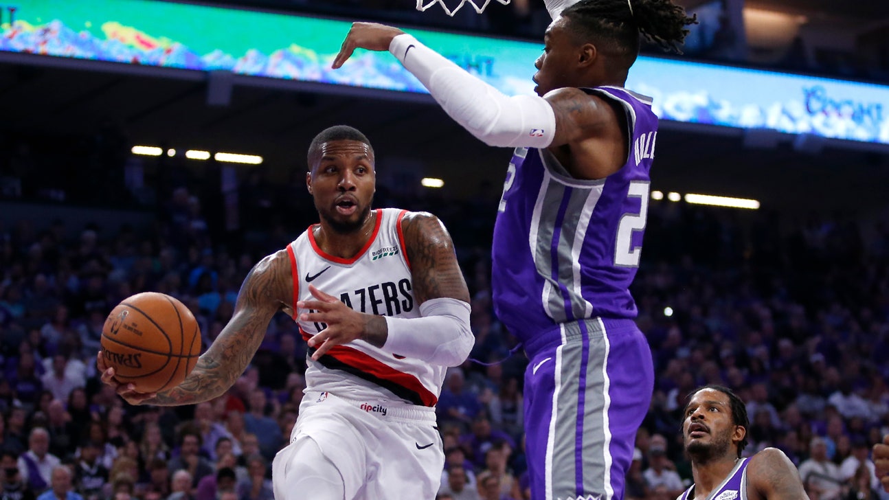 Lillard scores 35 as Trail Blazers top Kings 122-112