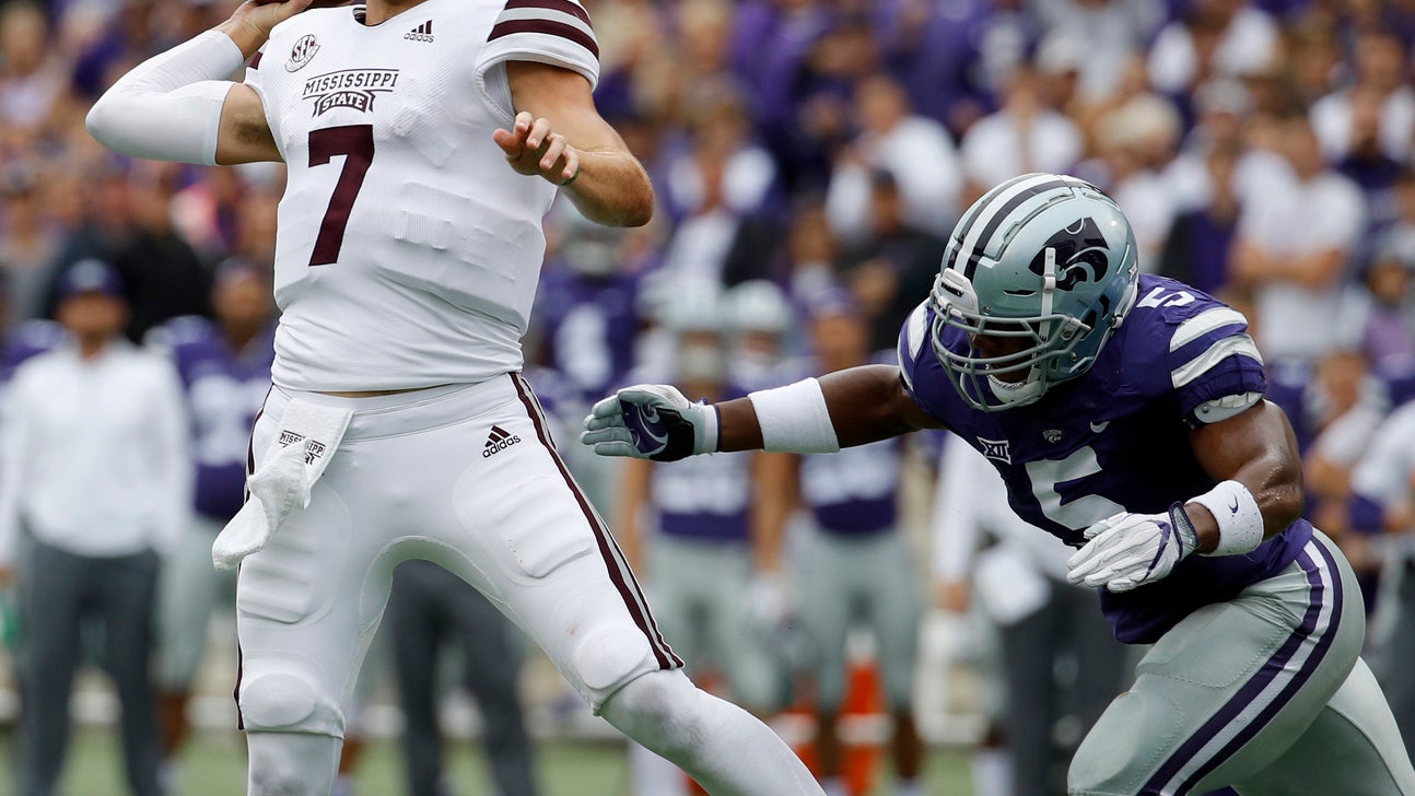 Fitzgerald leads No. 18 Miss St to 31-10 rout of K-State