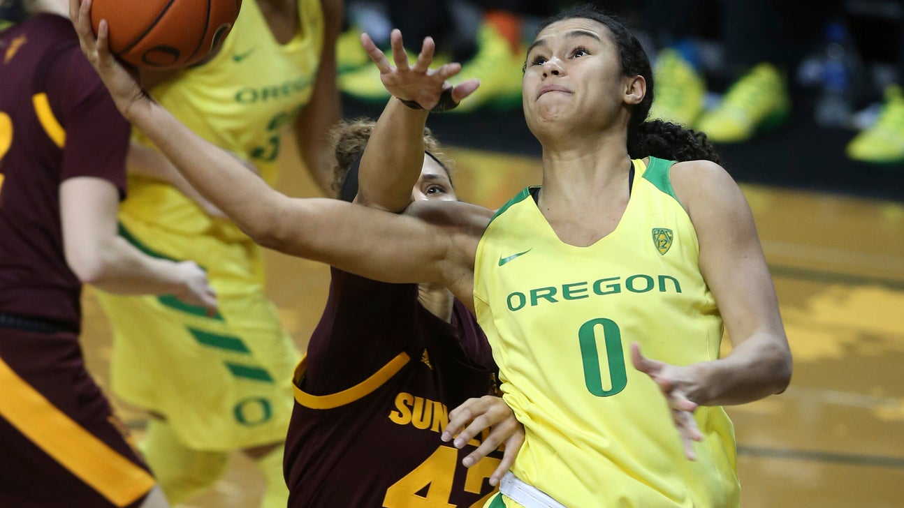 No. 5 Oregon outlasts No. 19 Arizona State 77-71